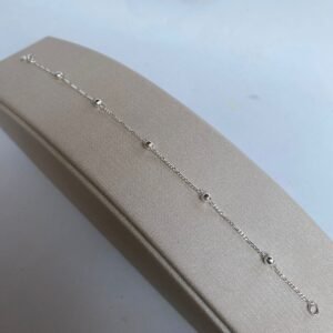 Pulseira bolinha em prata 925